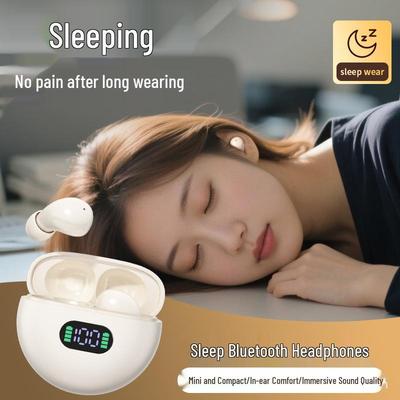 Q61 Bluetooth Sleep Earphones: Comfortable, In-Ear Design, High Sound Quality, Long-Wear, Ideal for Running and Sports