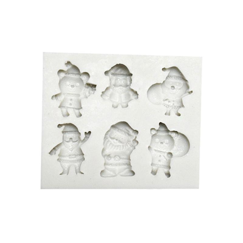 Chocolate Mold Christmas Series Silicone Material for Kitchen DIY Cookie Fondant