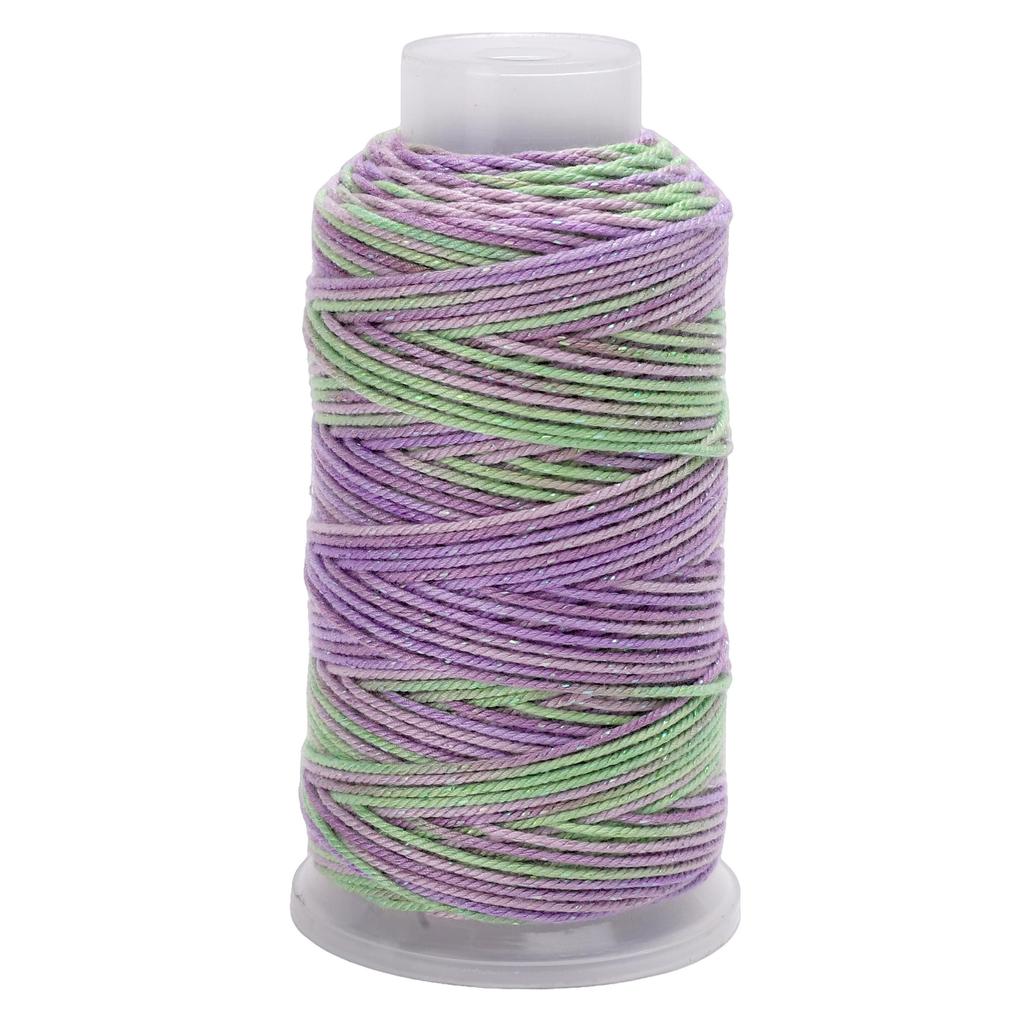 80Meter Polyester Cotton Thread Starry Sky Segment Dyeing Cord Sewing String DIY Handmade Accessories
