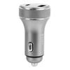 Car Charger Metal Digital Display Short Circuit Protection Fast Charging Cigar Lighter for Vehicle