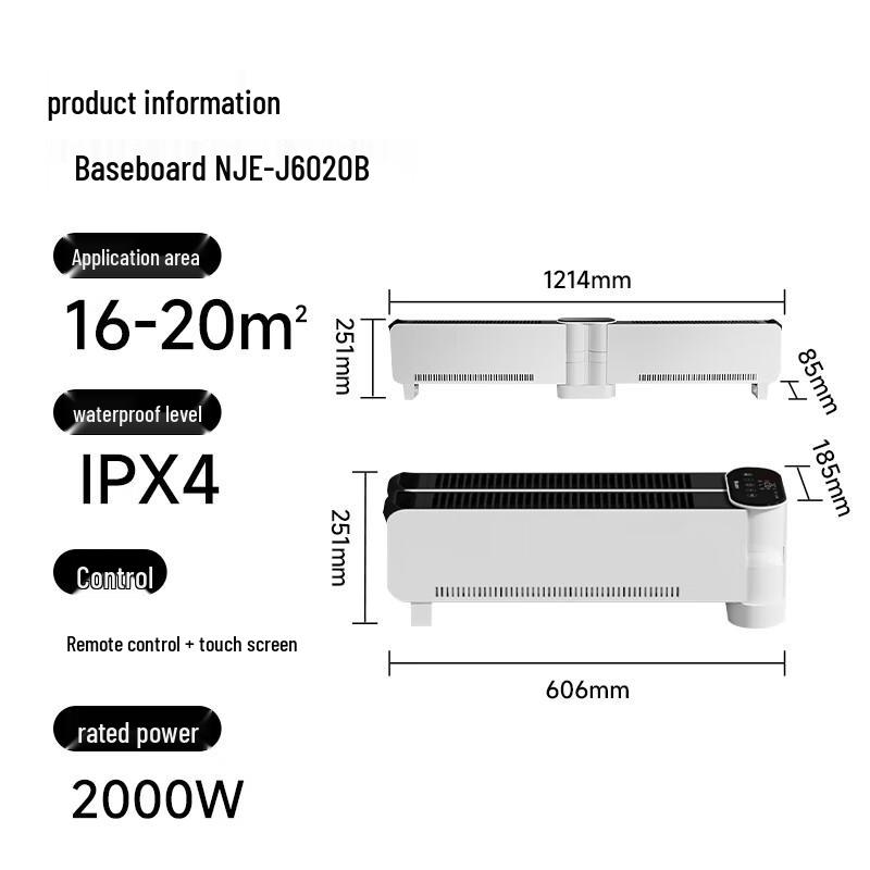 Gree 180° Foldable Mobile Floor Heater