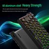 Aluminum Alloy Wired Mechanical Gaming Keyboard with Magnetic Axis and Customizable RGB Lighting
