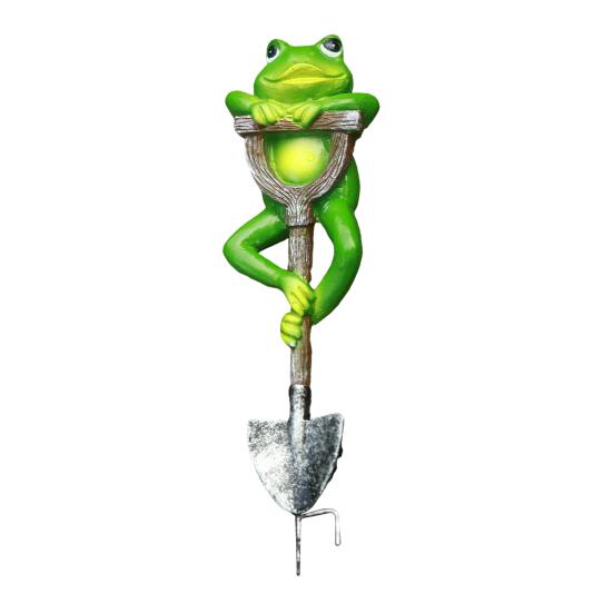 

Статуэтка для сада животных, лягушка, кролик, черепаха на лопате, украшение из смолы, цветочный горшок, вставка, фигурка животного для украшения бонсай, клумба для цветов на открытом воздухе Frog