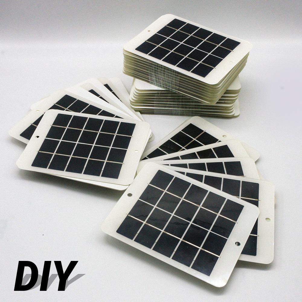 10Pcs Mini Solar Panel Solar Cells Photovoltaic Module Sun Power Solar Panel Charger for Toy Study DIY Solar System Camping