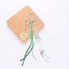Hand-Woven Braided Rope Keychain Girl Heart Star Bowknot Key Chain  Home Decor