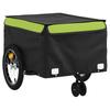 Bicycle Trailer Black and Green 45 kg Iron
