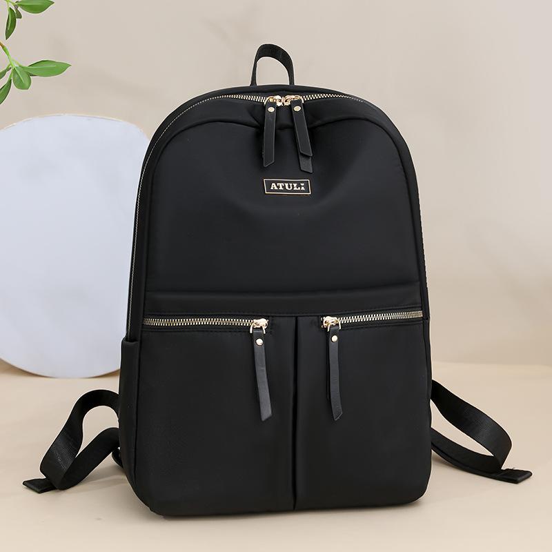 TS JYL laptop bag,Women Backpack Oxford Cloth Simple Large Daily Commuter Bag One size fits all чёрный