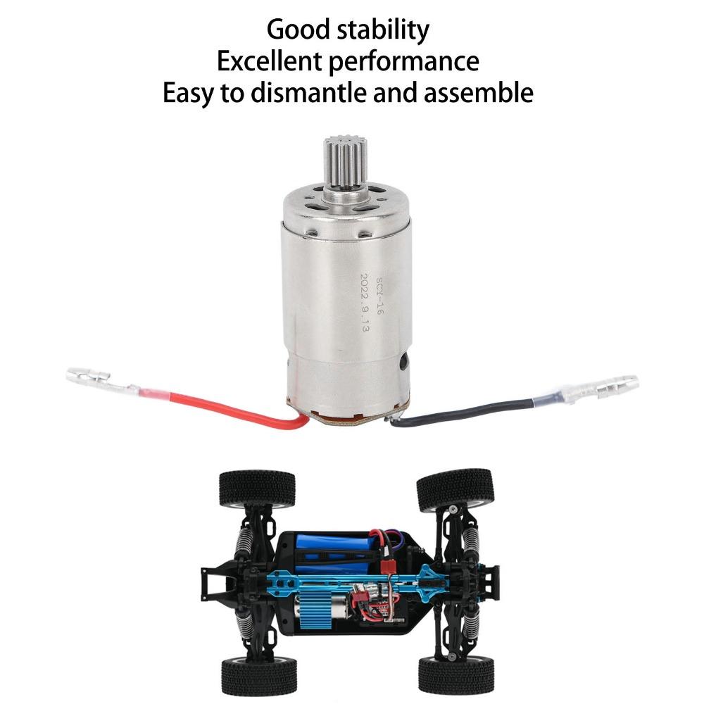 7.4V 390 Motor RC Car Motor for SCY 16101/16102/16103/16201/16106 1/16 RC Car For RC Crawler