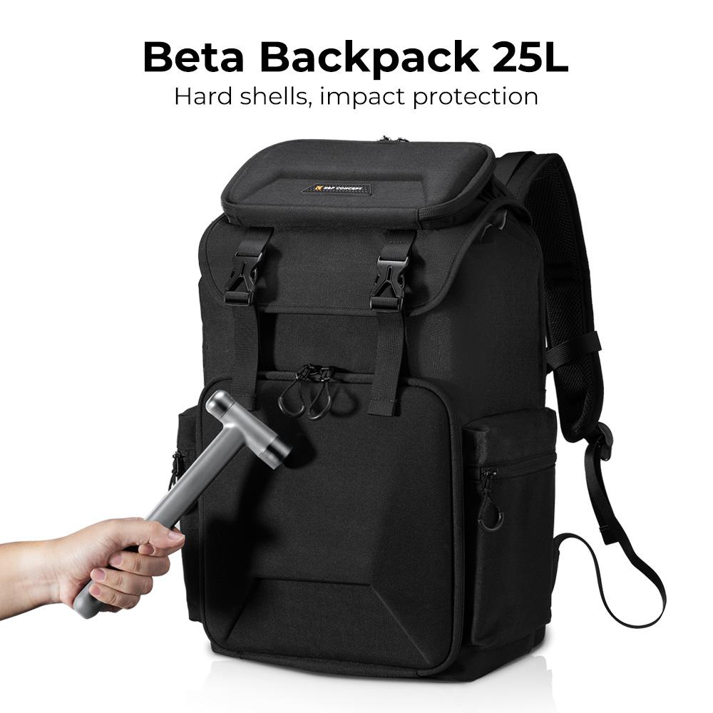 K&F CONCEPT Hard Shell Camera Backpack Waterproof SLR/DSLR Camera Bag 25L Large Capacity