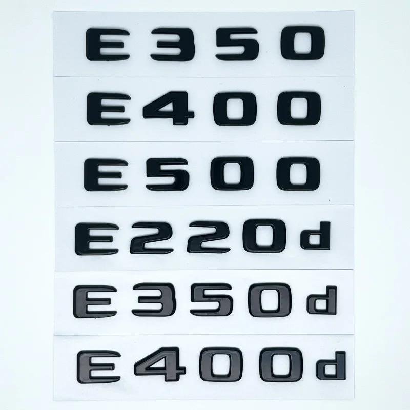 3d Chrome Logo E43 E63 E200 E220 E300 E350 Letters 4MATIC Badge Car Rear Star Sticker AMG Emblem For Mercedes Benz W213 E Class MH0