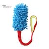 Tough Dog Toys with Handles Rope Toy, Durable Interactive Plush Tug Reinforced Handles, Chew Dental Cleaning Polyester Toy for Small Large Dogs