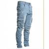 Jeans skinny da uomo europei e americani con tasche laterali NK012