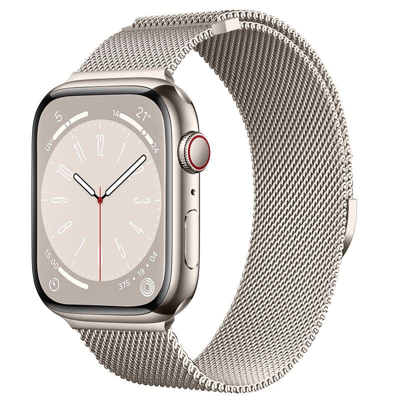 Milanese Magnetic Steel Strap for Apple Watch Ultra/iWatch 10