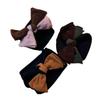 High-End French Velvet Bow Hair Tie for Women - Autumn/Winter Edition