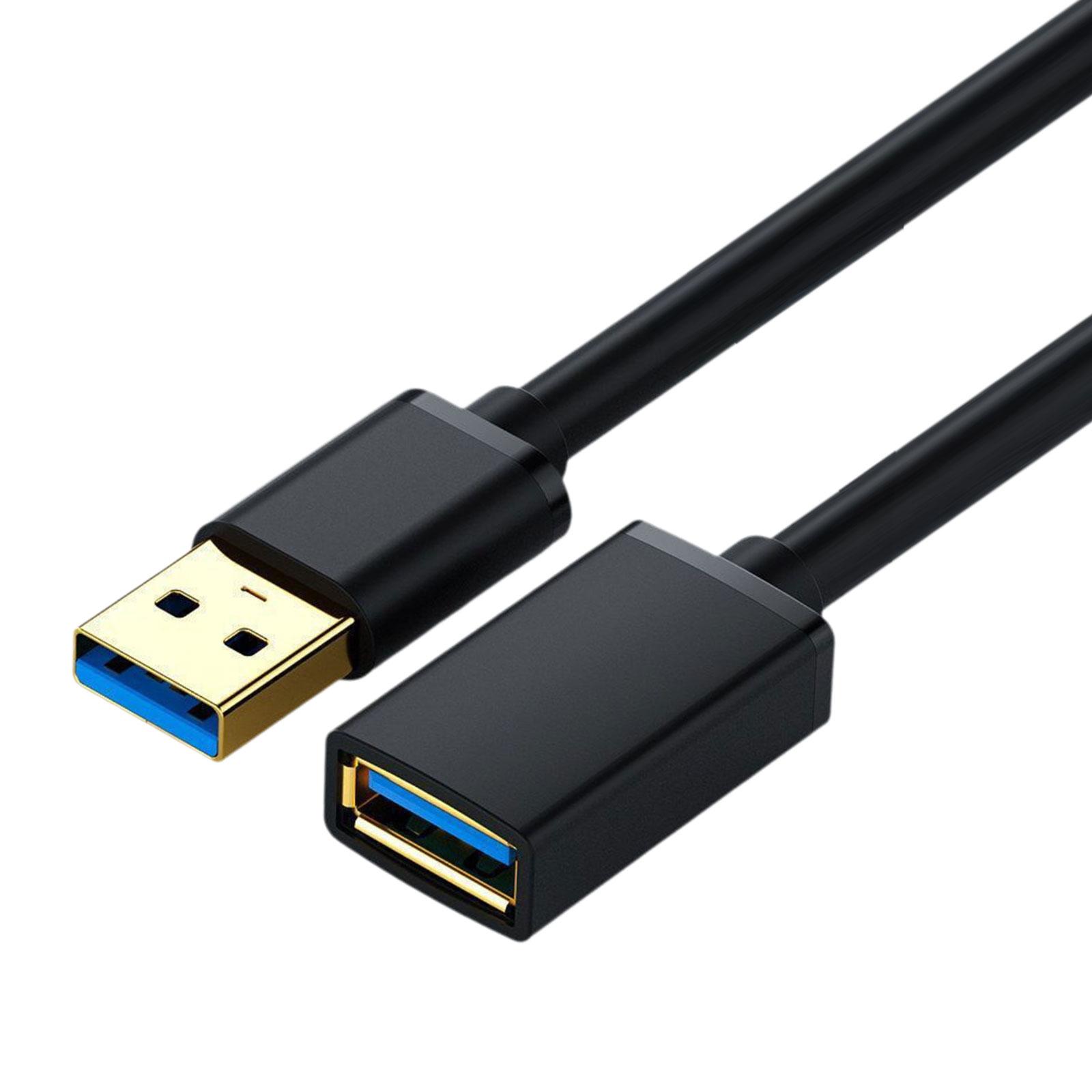 

Высокоскоростной удлинительный кабель USB 3.0, кабель передачи данных 5 Гбит/с с разъемами «папа-мама» для мышей, клавиатур и многого другого A