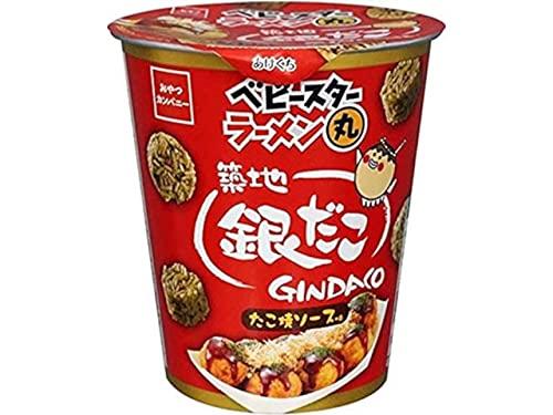 

Oyatsu Company Baby Star Ramen Maru Gindako Соус Такояки со вкусом 59 г x 12 шт.