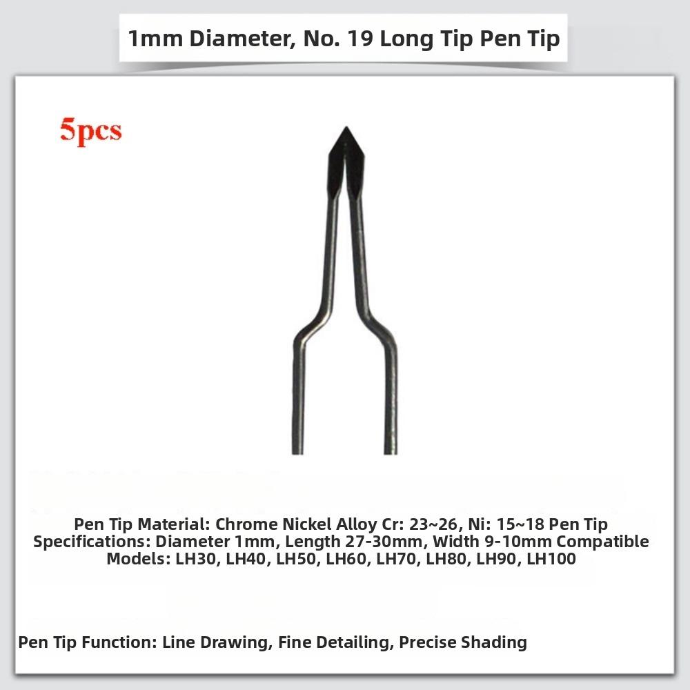 

5pcs High Impedance Electric Heating Wire Pen Tip Portable Multistyles Soldering Iron Wire High Temperature
