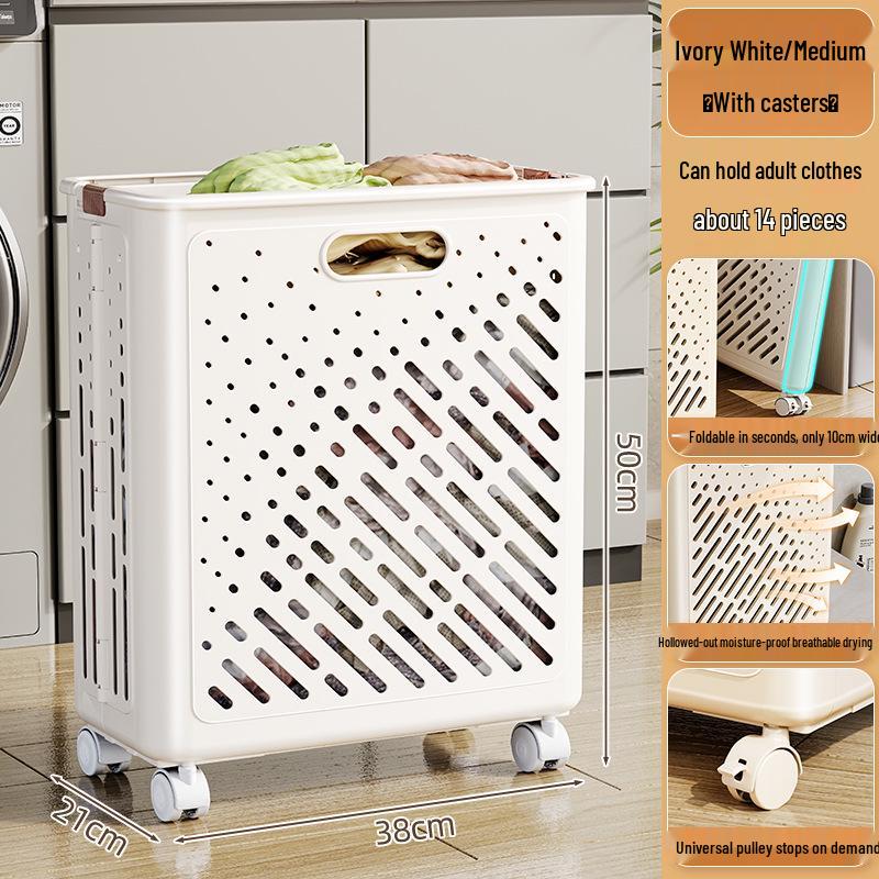 Skládací koš na prádlo s velkou kapacitou pro koupelnu a domácí použití