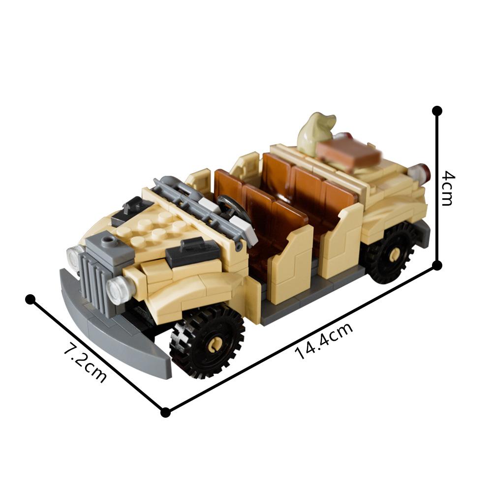 

Non-Toxic Gobricks Moc Indiana Jones Adventure The Temple Of The Forbidden Eye Bricks Troop Transport Ride Vehicle Building Blocks Gift