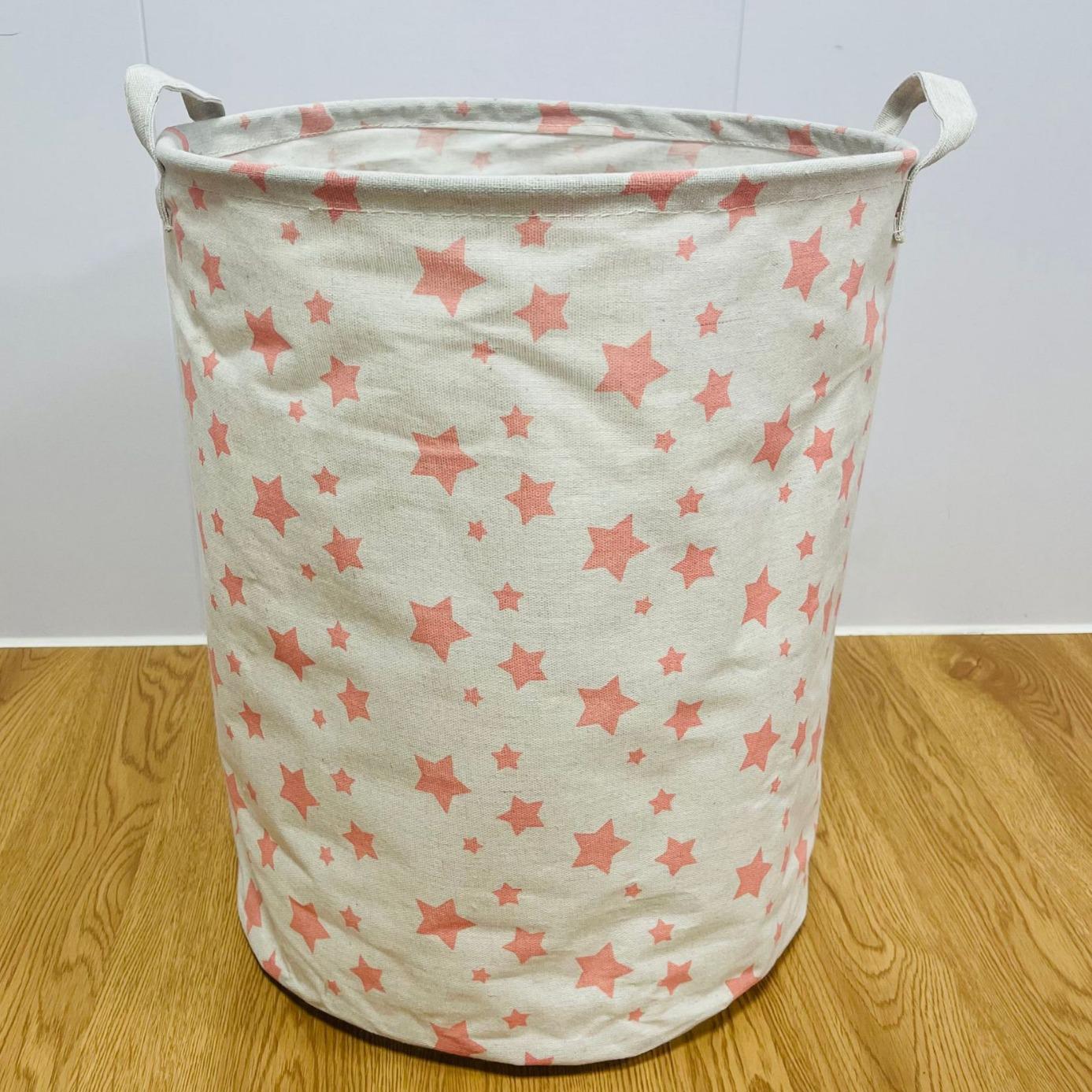 

Водонепроницаемая складная корзина для белья - Круглая тканевая корзина для одежды и мелочей 35*45 cm