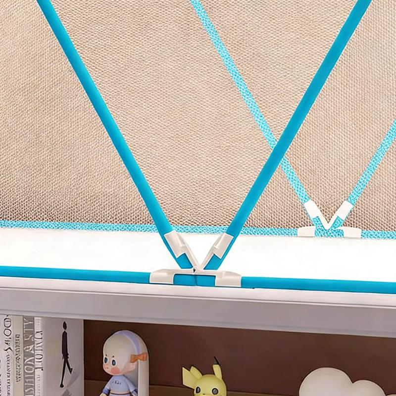 Foldable Mosquito Net Good Ventilation 1-3 People Prevent Children From Falling Off The Bed
