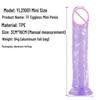 JiuXi Crystal Eggless Realistic Dildo - Large Size Adult Sex Toy for Women