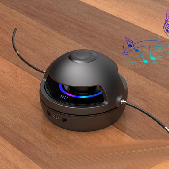 Elektrisk Sjippetovsmaskine med LED-lys, Hastighedsjusterbar, USB Genopladelig, Smart Automatisk Musikalsk Sjippetovsmaskine med Tæller
