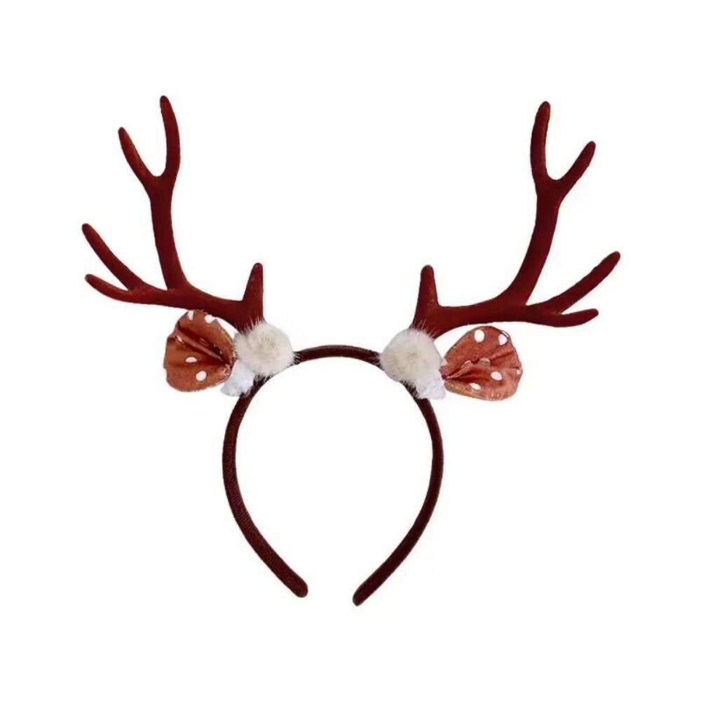 Elk Reindeer Hair Hoop Snowflak Xmas Hairband Cute Christmas Headband New Year
