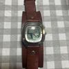 Used Bigtic Fossil Bigtic Watch Leather Brown 90s