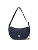 Mlb Diamond Monogram Denim Jqd Crossbody Bag Ny (Indigo)