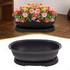 Trainingsschale mit Feuchtigkeitsschale Bonsai-Pflanzgefäß Schreibtisch Oval Anzuchttopf Blumentopf für Veranda