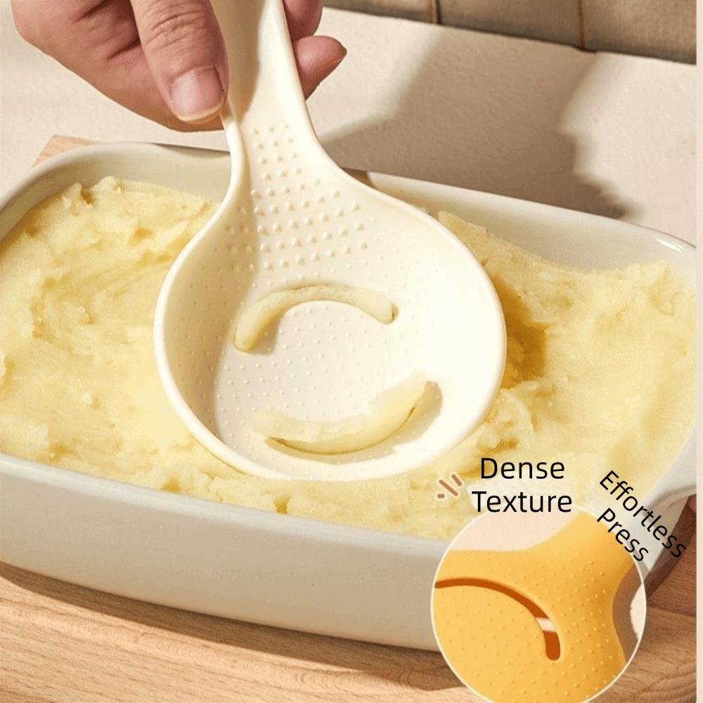 Fine Serrated Teeth Manual Grinder Non Stick Standing Rice Spoon Rice Scoop Food Grinder  Food Prep