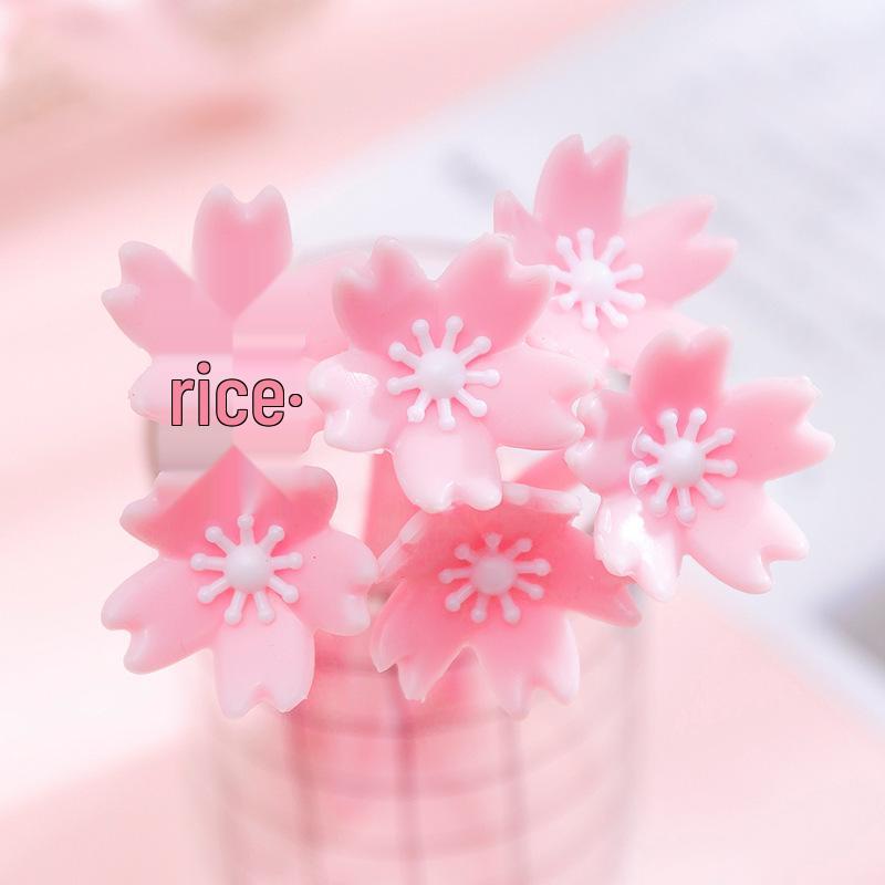 Cherry Blossom Soft Silicone Black Ink Pen, 0.5mm, with Rubber Grip 0.38mm