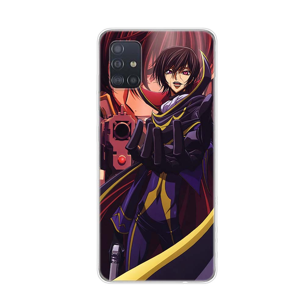 Desen animat Code Geass Lelouch Pentru Samsung Galaxy A01 A11 A12 A22 A21S A31 A41 A42 A51 A71 A32 A52 A72 A02S Husă Moale pentru Telefon