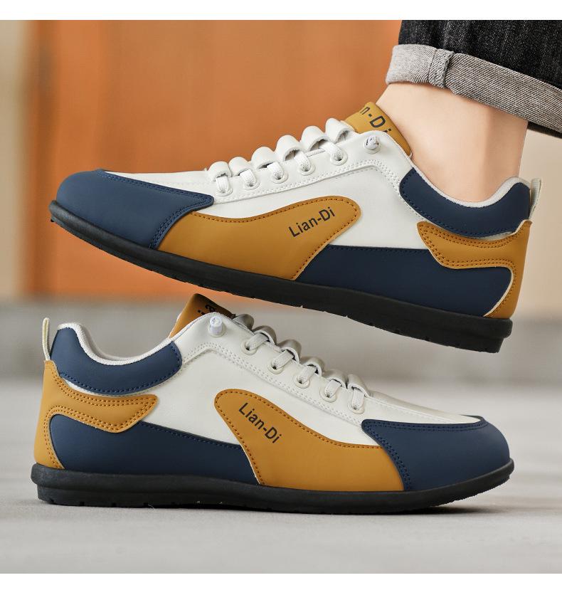 Spring 2026 Men's Versatile Low-Top Casual Leather Loafers - Youth Fashion Sports Trend