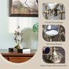 Vintage Metal Sandglass Timer Creative Home Decor Glass Ornament Gift Antique Craft