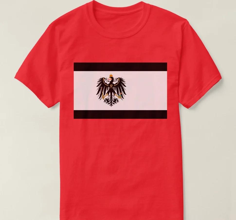 

Retro Kingdom of Prussia National Flag TShirt 100 Cotton ONeck Short Sleeve Summer Casual Mens Tshirt Streetwear S