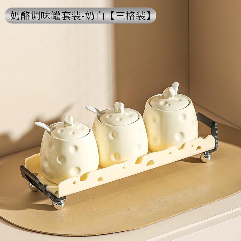 

Керамическая банка для приправ в форме сыра Домашняя кухня Керамическая банка для соли Бутылка для приправ Банка для приправ с крышкой Бутылка для специй