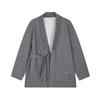 CROQUIS Men's Boat Neck Cardigan Sweatshirt