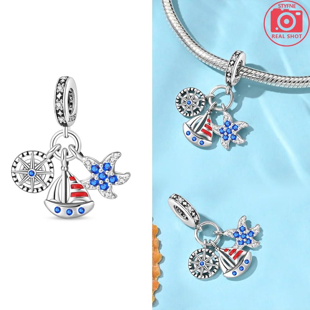 Pendant Charms Beads Original Copper Pink High Heels Girl'S Suitcase Airplane Fit Bracelet Delicate Women Diy Holiday Gift