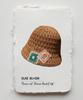 Elkebeullum Flower Net Brown Bucket Hat