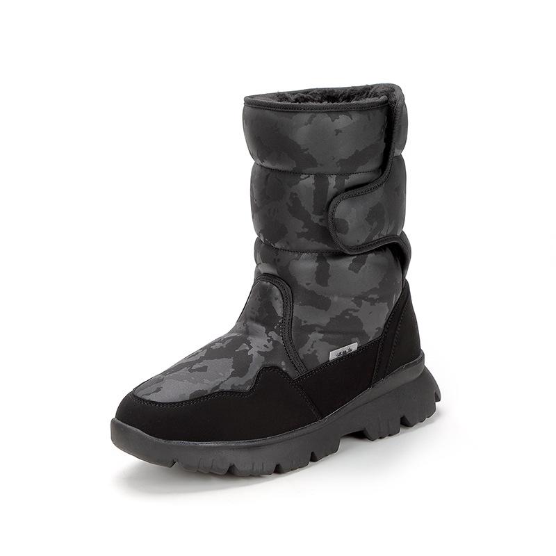 

Девятицветные туфли-снежинки и ботинки серии sitaqi, мужские зимние ботинки, большой размер, толстая подошва, толстый мех внутри, розничная продажа 44