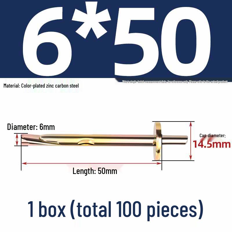 6mm Zinc Wall Anchor & Expansion Screw for Concrete