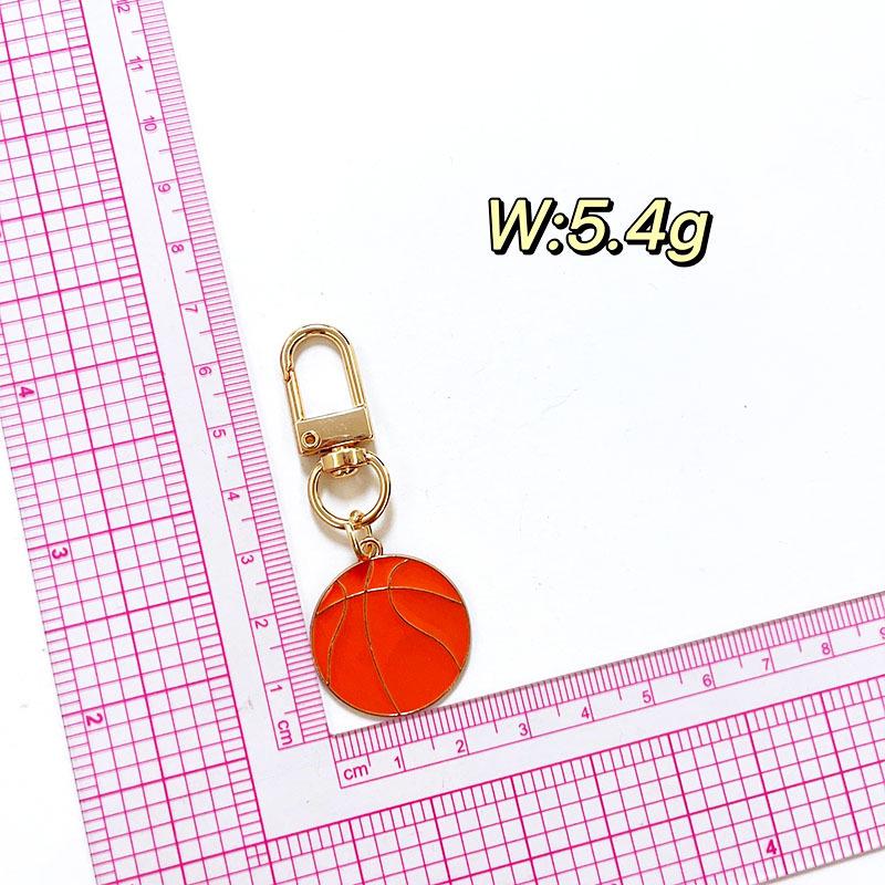 Zinc Alloy Sports Keychain: Basketball, Football, Baseball, Volleyball Pendants