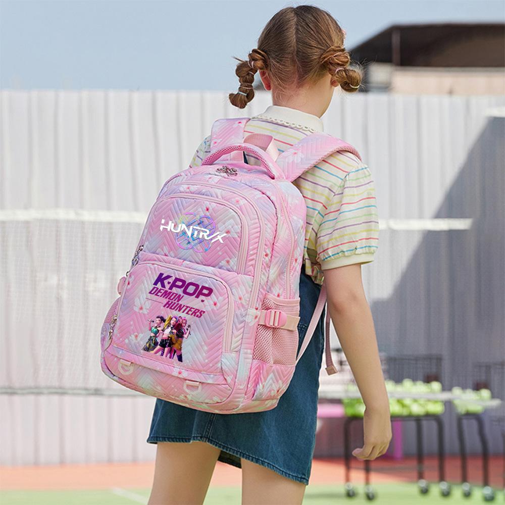 Anime K-Pop Printed Backpack Student Teenager Bookbag for Boy Girl Schoolbag Kid Gift Women Large Capacity Travel Bag Mochila Escolar Rucksack