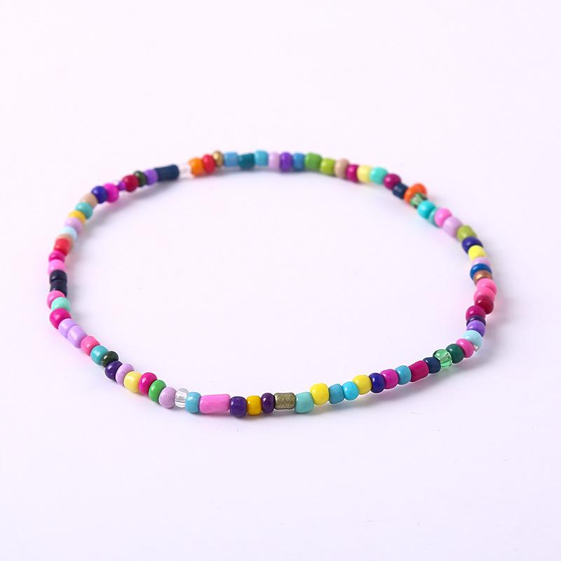 

1шт браслет из стеклянных бусин браслет в стиле бохо красочный браслет из бисера