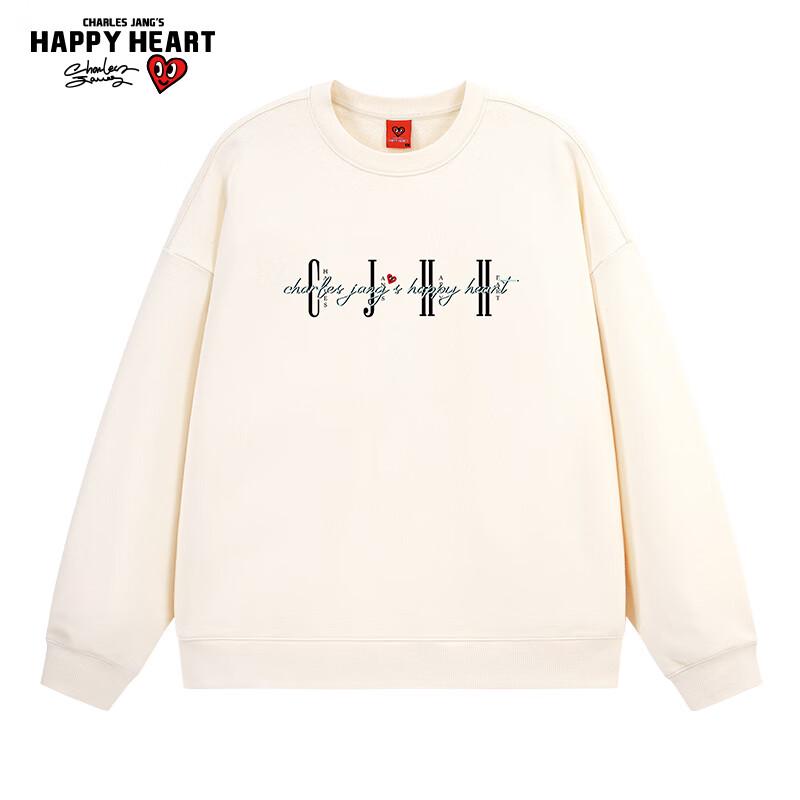 

Charles Heart Script Loose Fit Crewneck Sweatshirt M