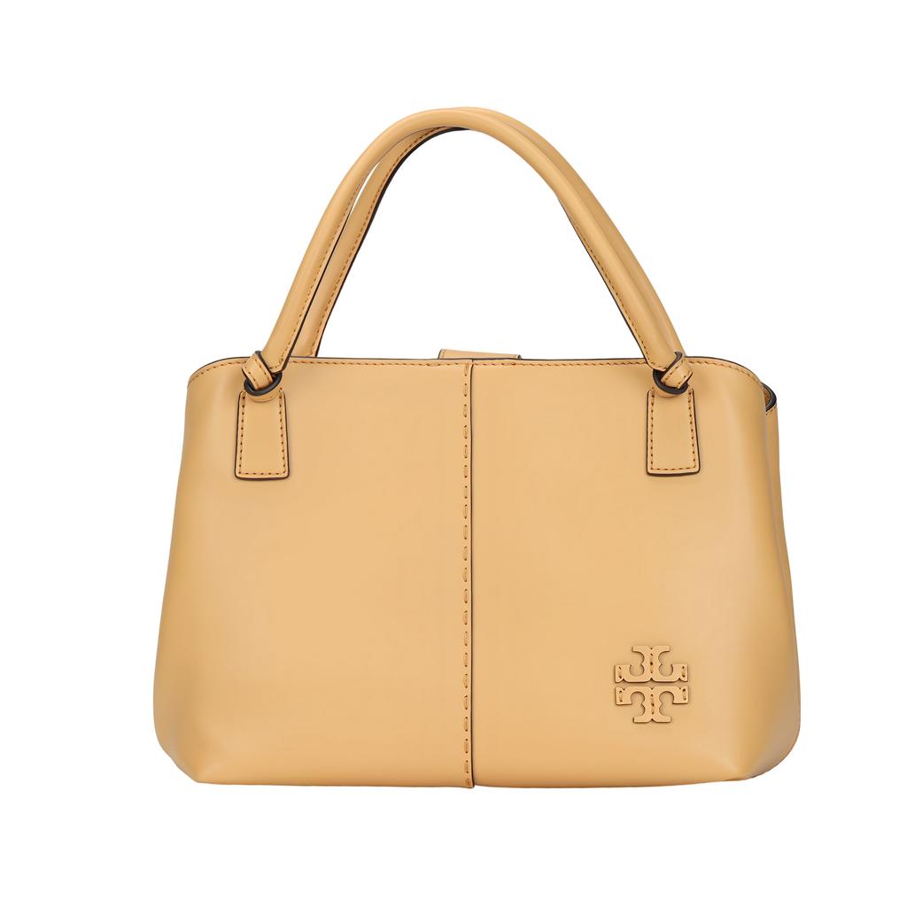 Tory Burch Mcgraw Logo Leather Shoulder Crossbody Handbag Women Handbags Jackfruit-Yellow 82115-264