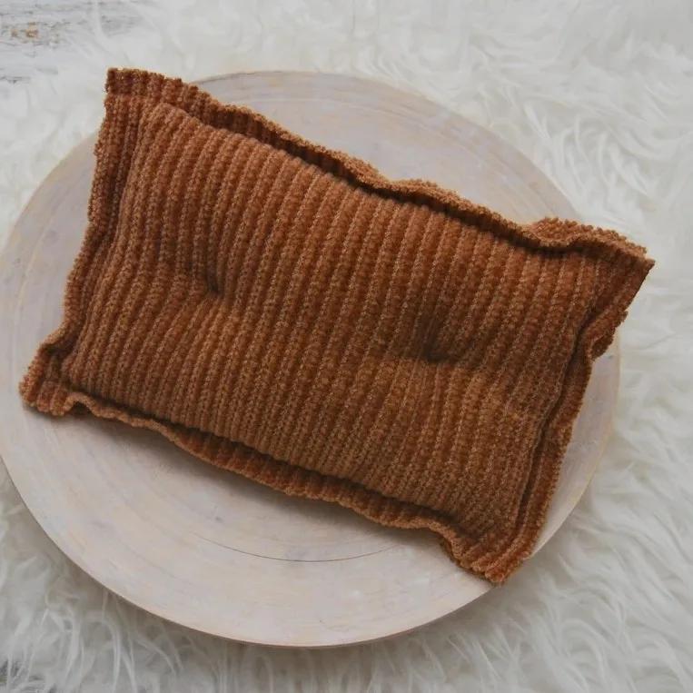 

Newborn & Children s Photography Props Soft Velvet Pillow Cozy Baby Shooting Pillow Gentle Photo Sessions Baby Photography Props хаки