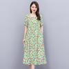 Casual Summer Women's Dresses  Short Sleeve Elegant Long Dresses for Ladies